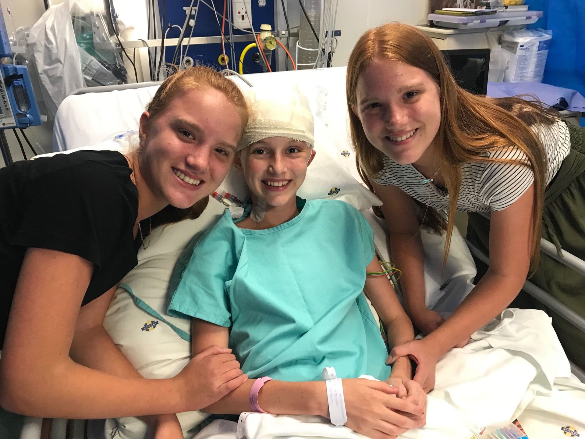 Rachel and Sarah Nyman with Kiara